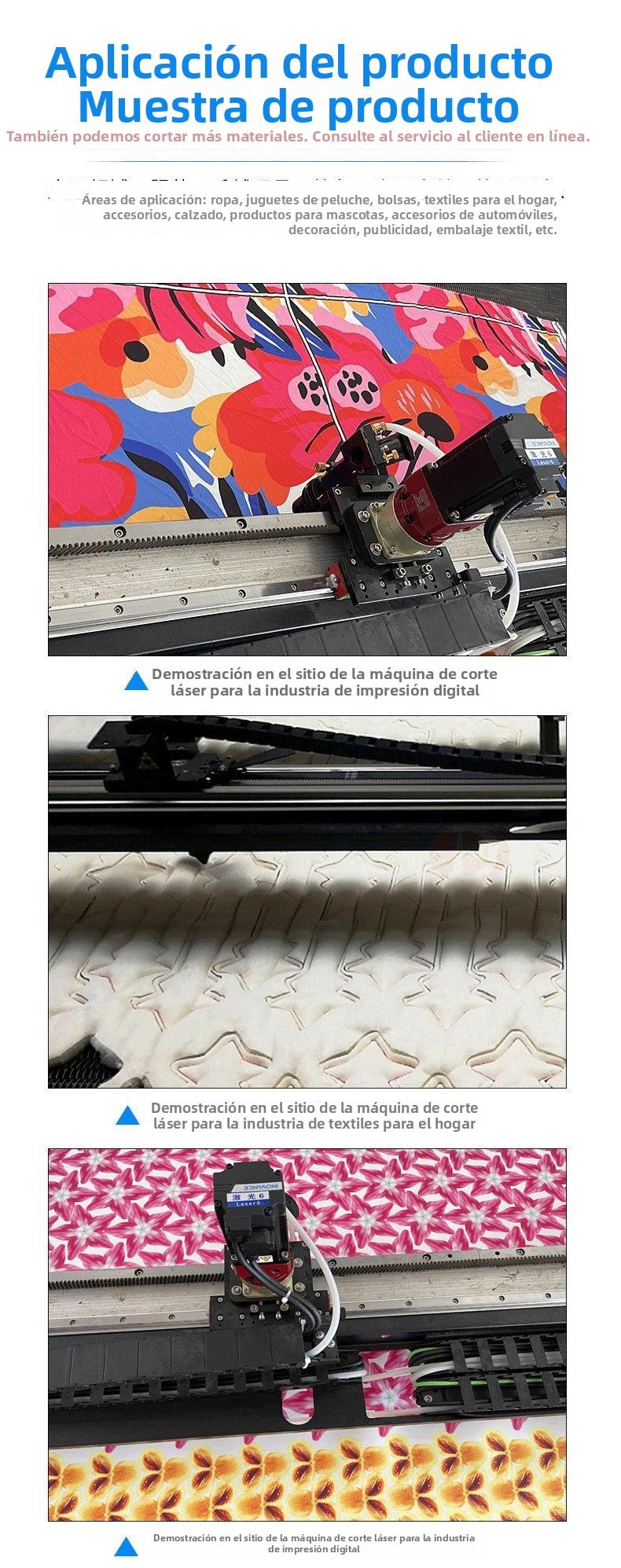 Máquina de corte por láser para peluches